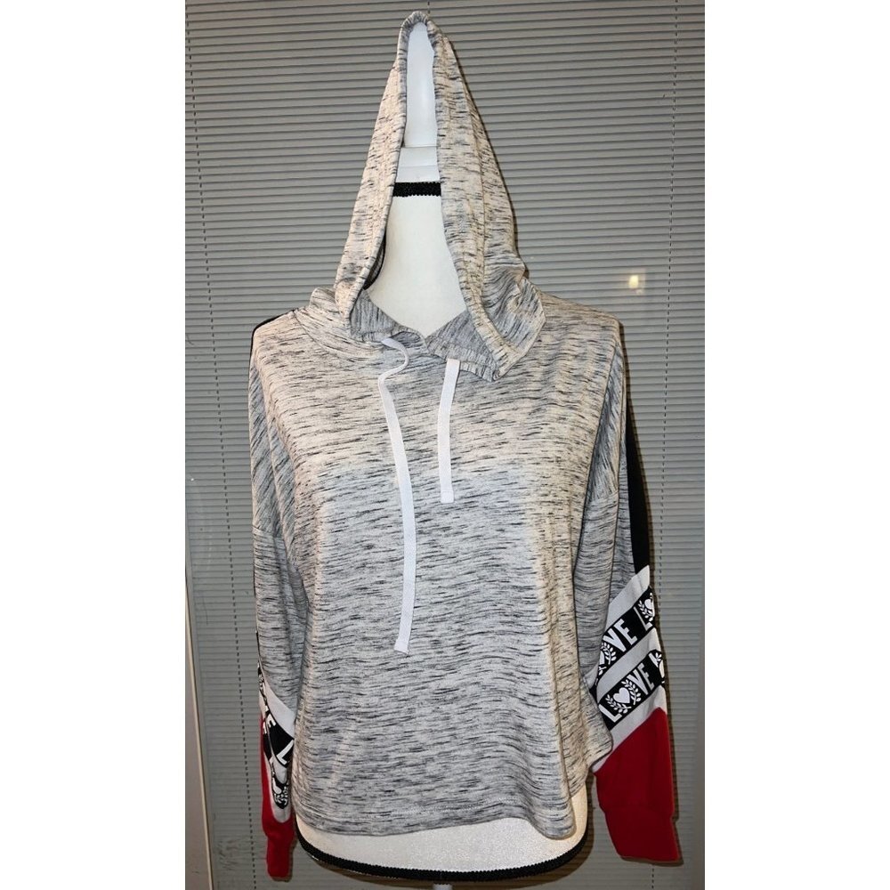 No Boundaries Grey Love Hoodie
